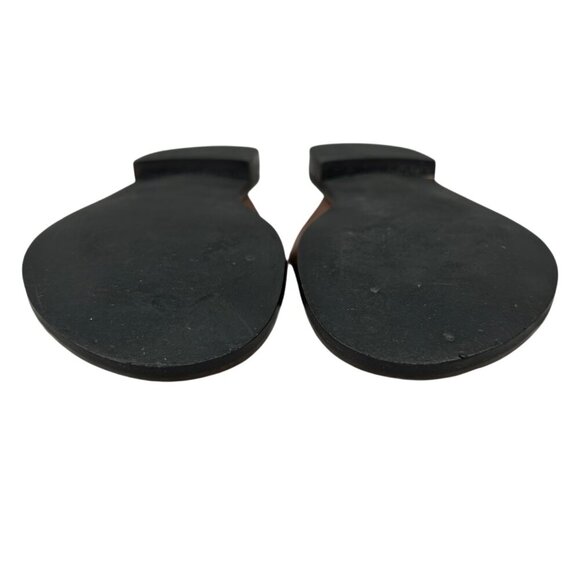 L'idea by Lori Brown Leather Slide Sandals Made in Italy US 9, EU 39 - Picture 10 of 10